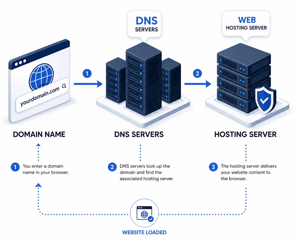 اتصال دامنه به هاست؛ آموزش عملی مدیریت DNS و تنظیمات فنی