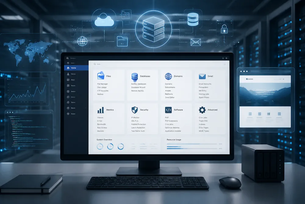 آشنایی با بخش‌های کلیدی cPanel: تسلط کامل بر قلب وب‌سایت