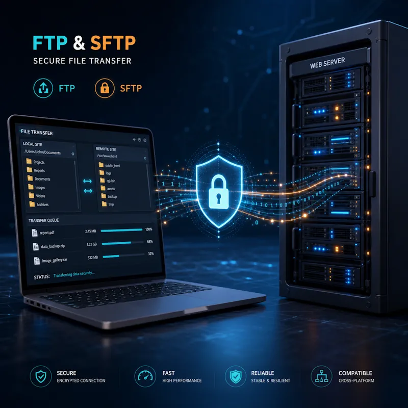 بهترین نرم‌افزارهای FTP و SFTP برای اتصال به هاست