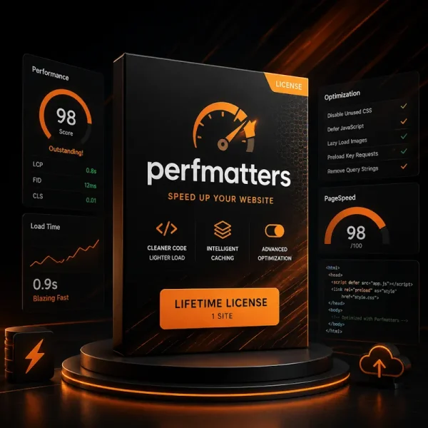 افزونه افزایش سرعت وبسایت Perfmatters لایسنس اصلی