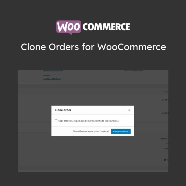 افزونه کپی و تکرار سفارشات ووکامرس | پلاگین Clone Orders
