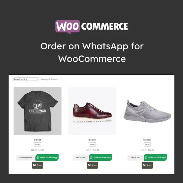 افزونه سفارش در واتس اپ برای ووکامرس | پلاگین Order on WhatsApp