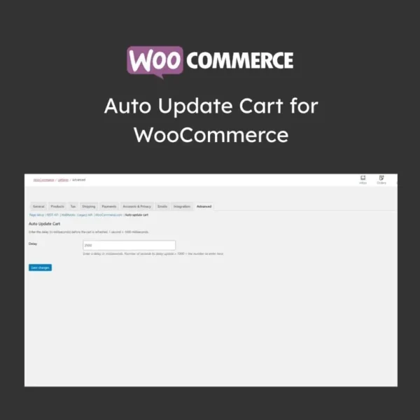 افزونه بروزرسانی خودکار سبد خرید ووکامرس | پلاگین Auto Update Cart