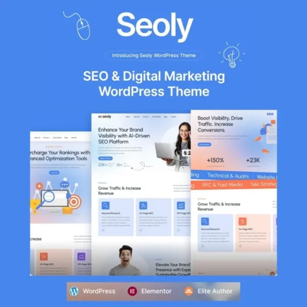قالب وردپرس سئو و بازاریابی دیجیتال Seoly