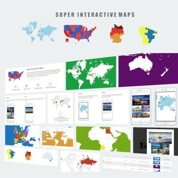 افزونه نقشه‌های تعاملی وردپرس Super Interactive Maps